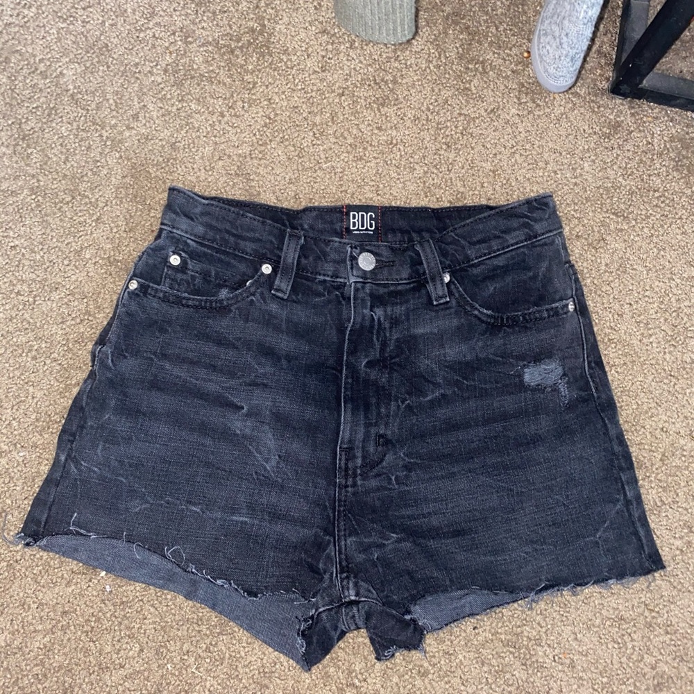 Urban Outfitters Black Denim Shorts